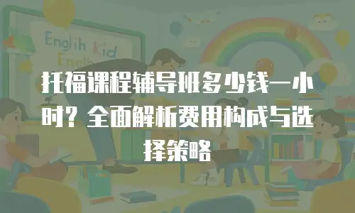 托福课程辅导班多少钱一小时？全面解析费用构成与选择策略