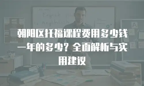 朝阳区托福课程费用多少钱一年的多少？全面解析与实用建议