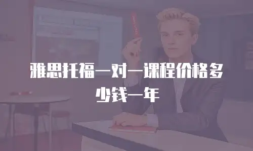 雅思托福一对一课程价格多少钱一年