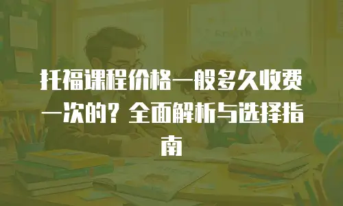 托福课程价格一般多久收费一次的？全面解析与选择指南