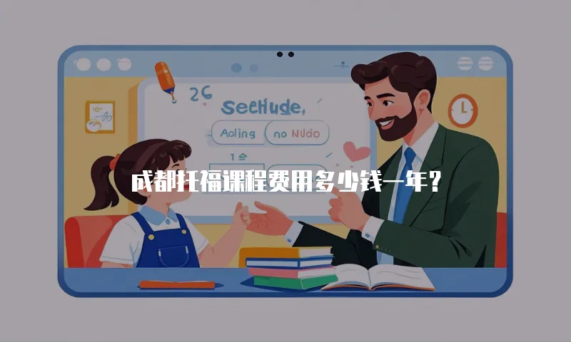 成都托福课程费用多少钱一年？