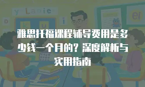 雅思托福课程辅导费用是多少钱一个月的？深度解析与实用指南