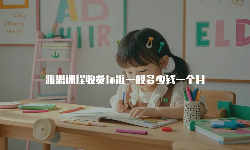 雅思课程收费标准一般多少钱一个月