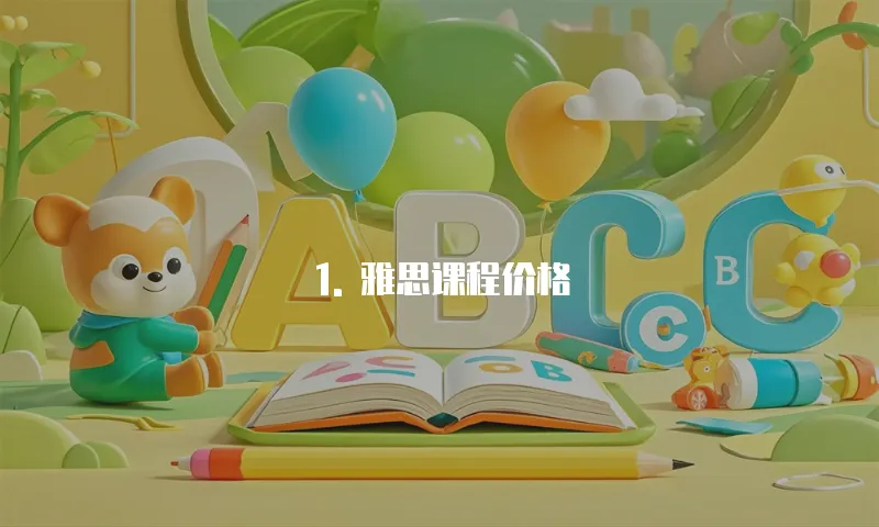 1. 雅思课程价格