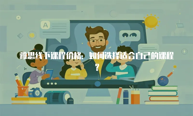 雅思线下课程价格：如何选择适合自己的课程？