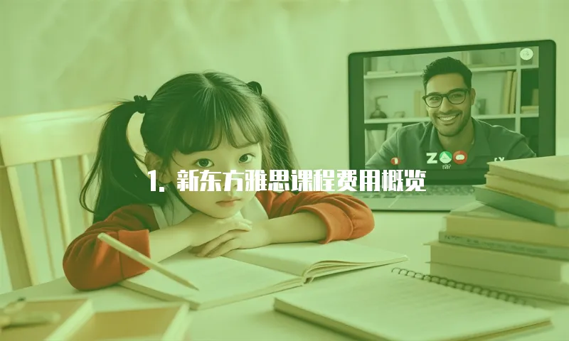 1. 新东方雅思课程费用概览