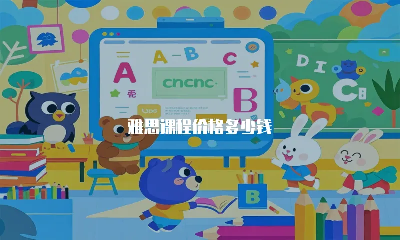 雅思课程价格多少钱