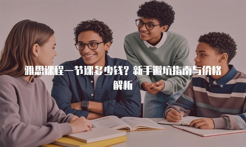雅思课程一节课多少钱？新手避坑指南与价格解析