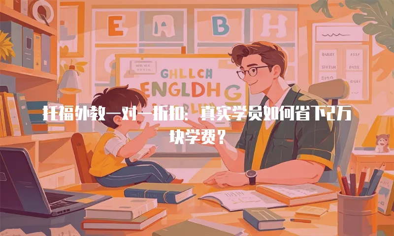 托福外教一对一折扣：真实学员如何省下2万块学费？