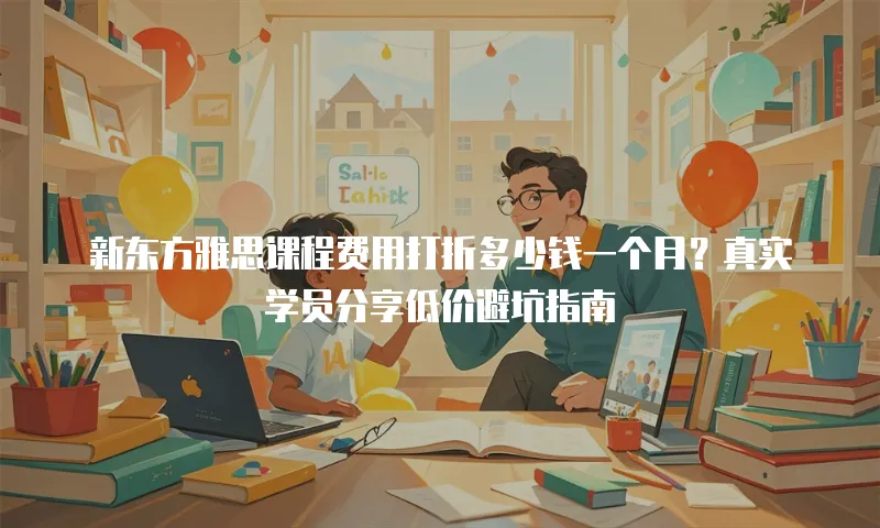 新东方雅思课程费用打折多少钱一个月？真实学员分享低价避坑指南