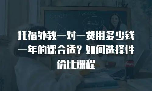 托福外教一对一费用多少钱一年的课合适？如何选择性价比课程