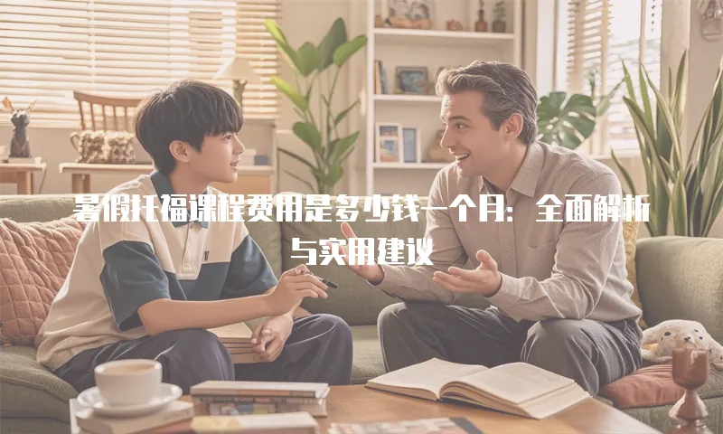 暑假托福课程费用是多少钱一个月：全面解析与实用建议