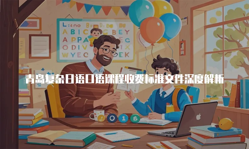 青岛复杂日语口语课程收费标准文件深度解析