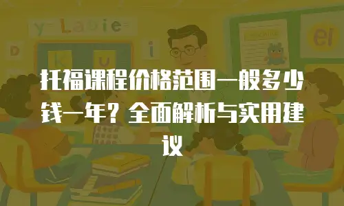 托福课程价格范围一般多少钱一年？全面解析与实用建议
