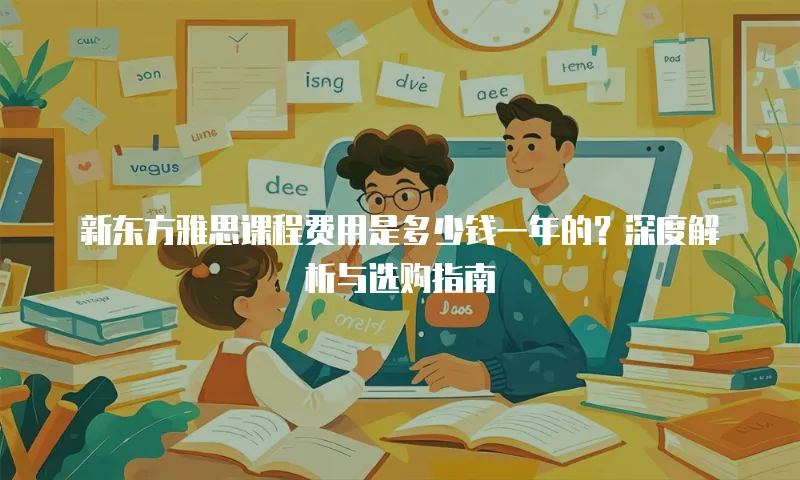 新东方雅思课程费用是多少钱一年的？深度解析与选购指南