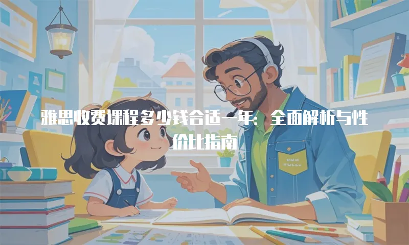 雅思收费课程多少钱合适一年：全面解析与性价比指南