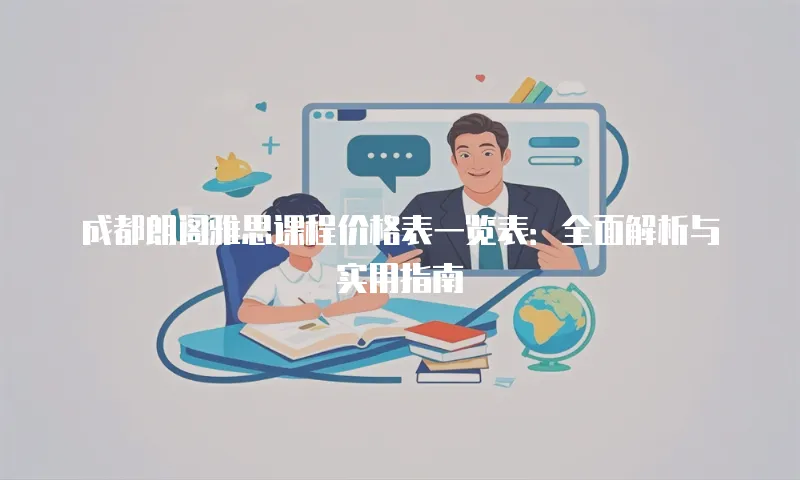 成都朗阁雅思课程价格表一览表：全面解析与实用指南