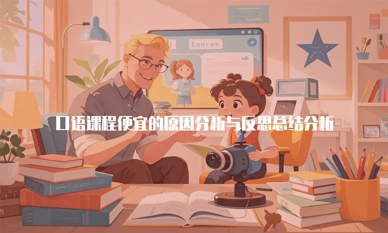 口语课程便宜的原因分析与反思总结分析