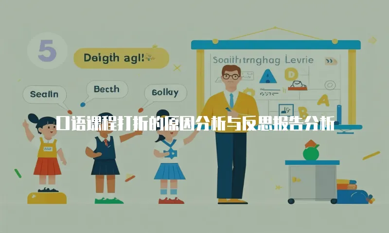 口语课程打折的原因分析与反思报告分析