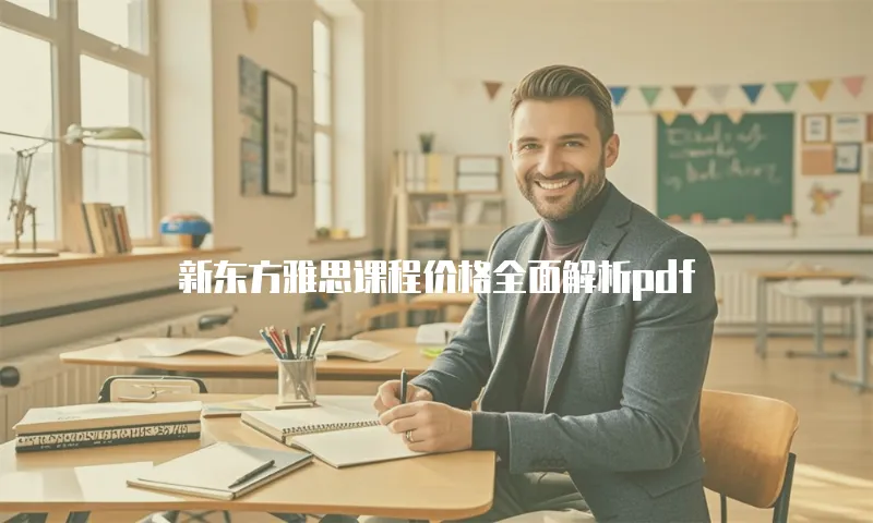 新东方雅思课程价格全面解析pdf