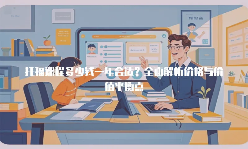 托福课程多少钱一年合适？全面解析价格与价值平衡点