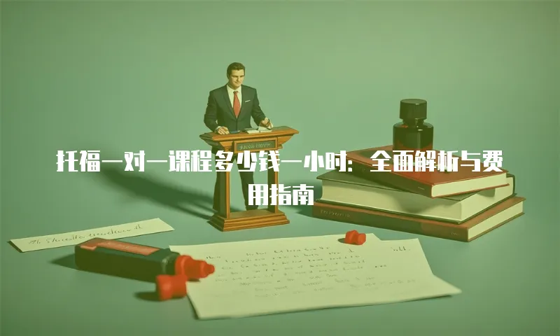 托福一对一课程多少钱一小时：全面解析与费用指南