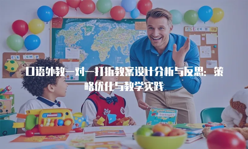 口语外教一对一打折教案设计分析与反思：策略优化与教学实践
