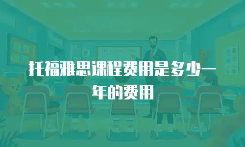 托福雅思课程费用是多少一年的费用
