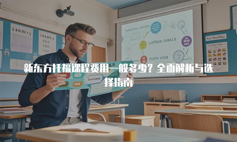 新东方托福课程费用一般多少？全面解析与选择指南