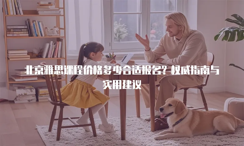 北京雅思课程价格多少合适报名？权威指南与实用建议