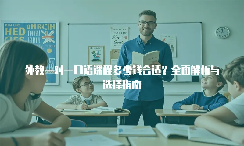 外教一对一口语课程多少钱合适？全面解析与选择指南