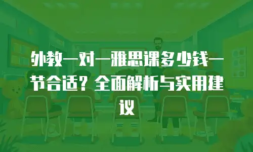 外教一对一雅思课多少钱一节合适？全面解析与实用建议