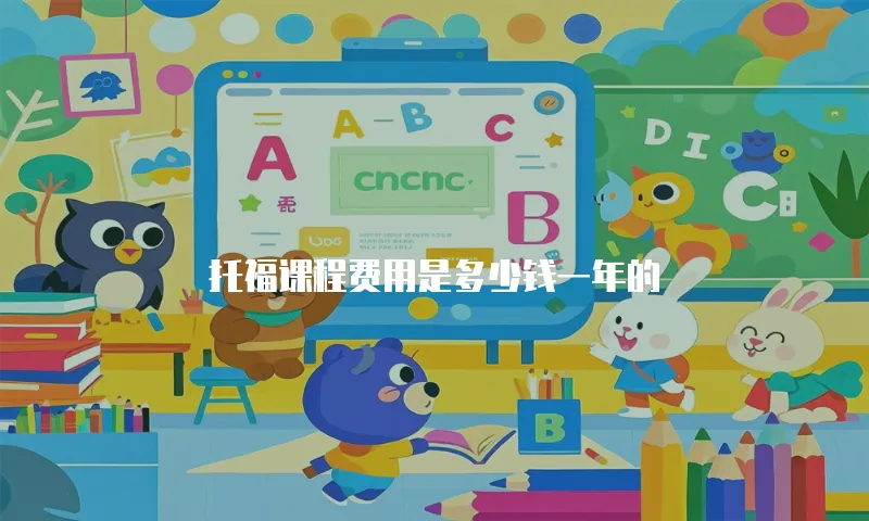 托福课程费用是多少钱一年的