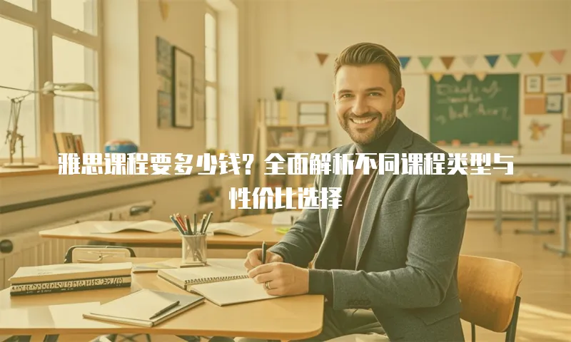 雅思课程要多少钱？全面解析不同课程类型与性价比选择