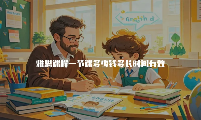 雅思课程一节课多少钱多长时间有效
