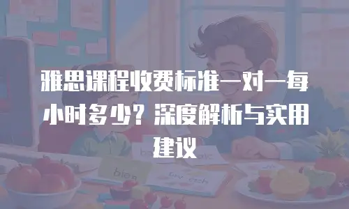 雅思课程收费标准一对一每小时多少？深度解析与实用建议