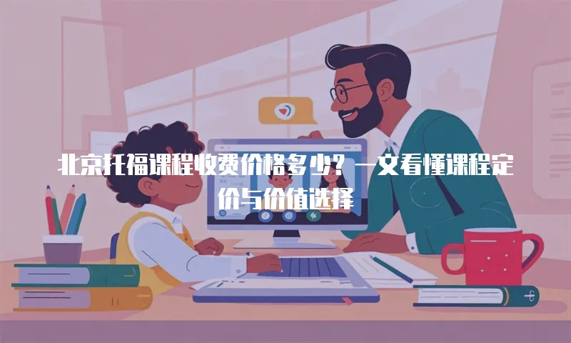 北京托福课程收费价格多少？一文看懂课程定价与价值选择  
