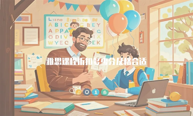 雅思课程折扣多少分及格合适