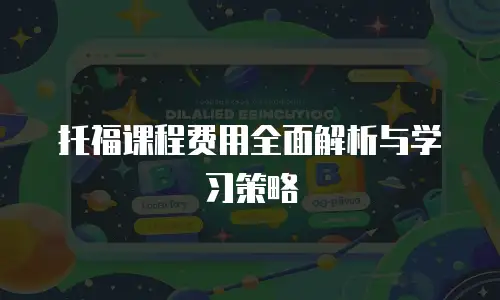 托福课程费用全面解析与学习策略