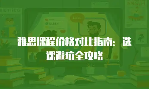 雅思课程价格对比指南：选课避坑全攻略