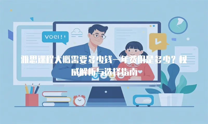 雅思课程大概需要多少钱一年费用是多少？权威解析与选择指南
