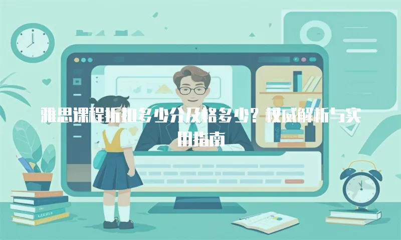 雅思课程折扣多少分及格多少？权威解析与实用指南