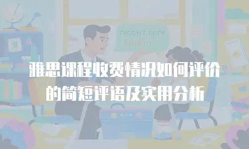雅思课程收费情况如何评价的简短评语及实用分析
