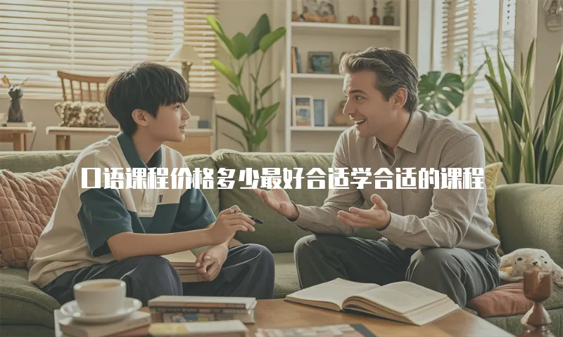 口语课程价格多少最好合适学合适的课程