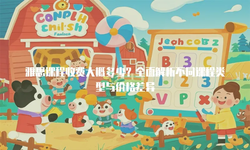 雅思课程收费大概多少？全面解析不同课程类型与价格差异