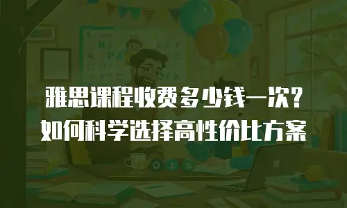 雅思课程收费多少钱一次？如何科学选择高性价比方案