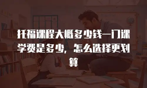 托福课程大概多少钱一门课学费是多少，怎么选择更划算