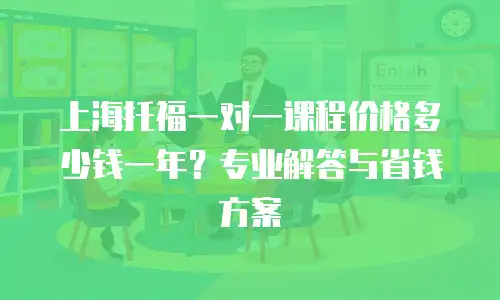 上海托福一对一课程价格多少钱一年？专业解答与省钱方案