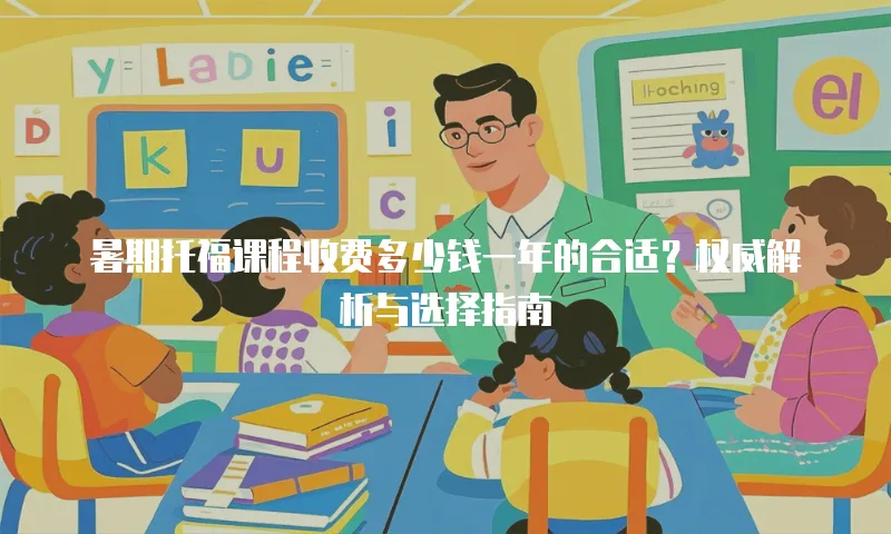 暑期托福课程收费多少钱一年的合适？权威解析与选择指南