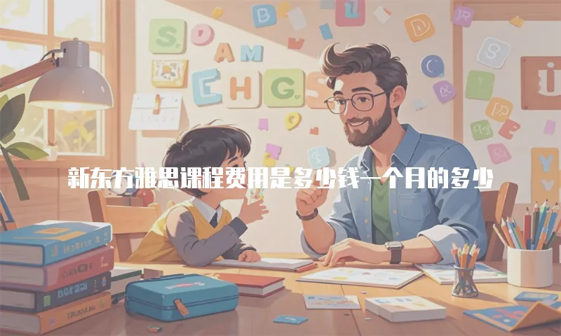 新东方雅思课程费用是多少钱一个月的多少